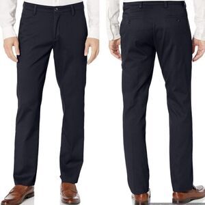 NWT Dockers Mens Easy Khaki Slim Fit Waistband Pants comfort fit stretch 36×32